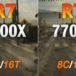 Ryzen 7 5800X vs Ryzen 7 7700X