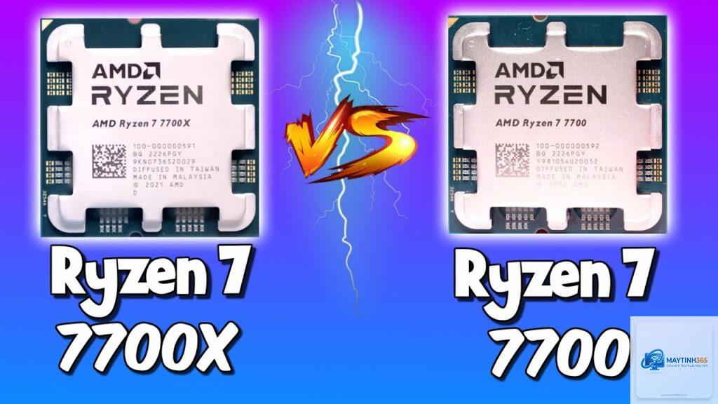 Ryzen 7 7700 vs Ryzen 7 7700X