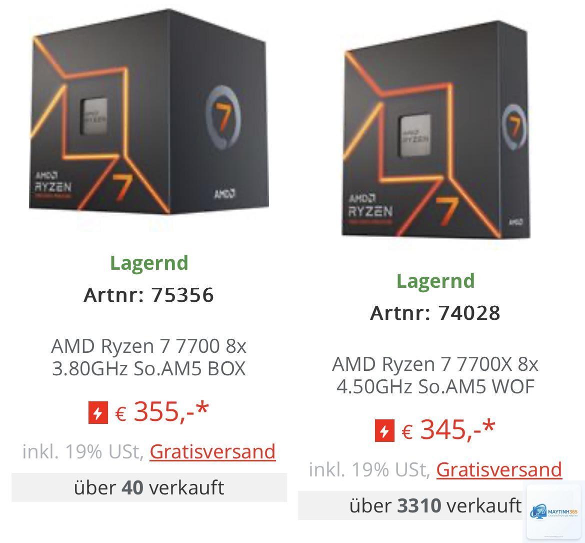 Ryzen 7 7700 vs Ryzen 7 7700X - Hình 4