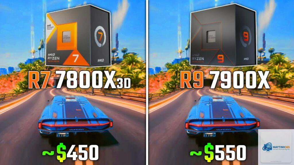 Ryzen 7 7800X3D vs Ryzen 9 7900X