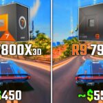 Ryzen 7 7800X3D vs Ryzen 9 7900X