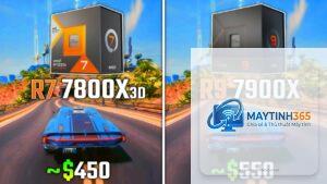 Ryzen 7 7800X3D vs Ryzen 9 7900X