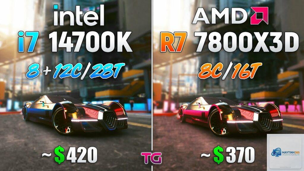 Ryzen 7 7800X3D vs i7 14700K