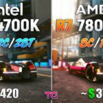 Ryzen 7 7800X3D vs i7 14700K
