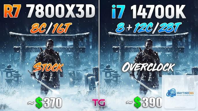 Ryzen 7 7800X3D vs i7 14700K - Hình 3