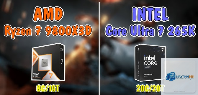 Ryzen 7 9800X3D vs Core Ultra 7 - Hình 5