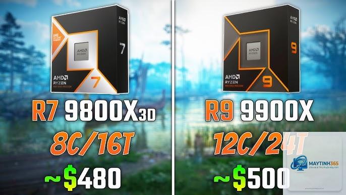 Ryzen 7 9800X3D vs Ryzen 9 9900X - Hình 5