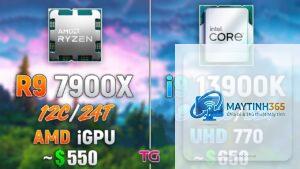Ryzen 9 7900X vs i9 13900K