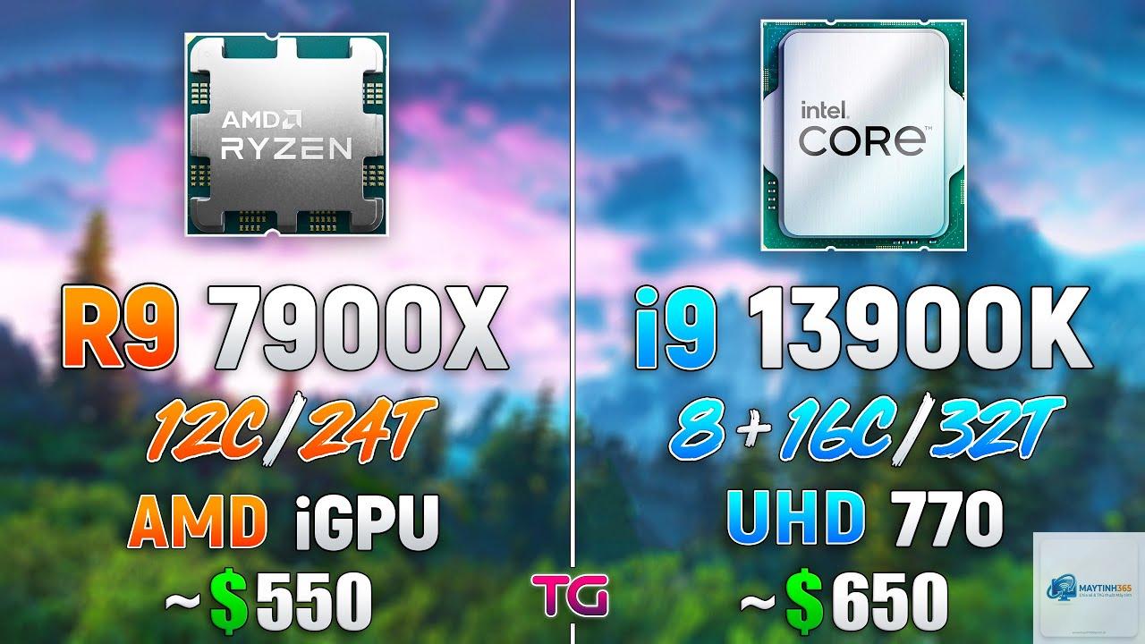 Ryzen 9 7900X vs i9 13900K - Hình 1
