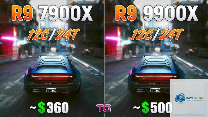 Ryzen 9 9900X vs Ryzen 9 7900X