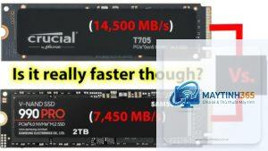 Samsung 990 Pro vs Crucial T705