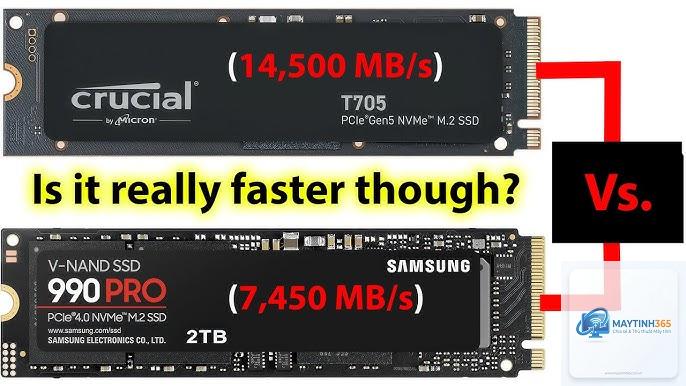 Samsung 990 Pro vs Crucial T705