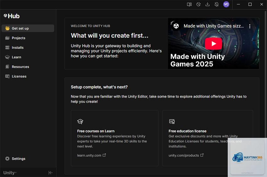 Unity Hub