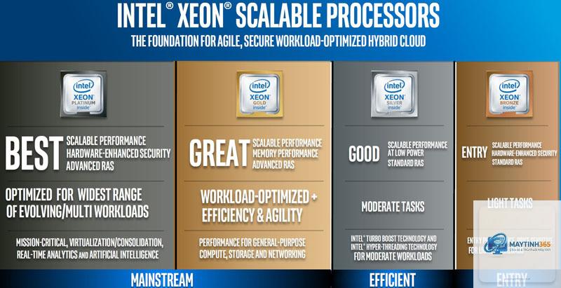 Xeon Gold vs Xeon Platinum
