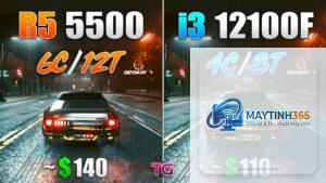 i3 12100F vs Ryzen 5 5500