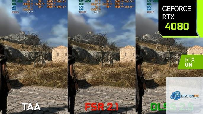 DLSS vs FSR ray tracing