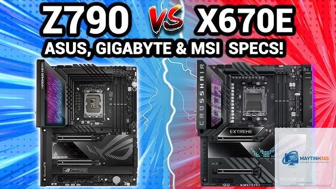 Intel Z790 vs AMD X670E