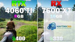 RTX 4060 8GB vs RX 7600 XT 16GB