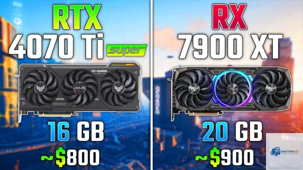 RTX 4070 Ti Super 16GB vs RX 7900 XT 20GB