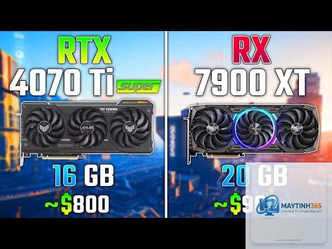 RTX 4070 Ti Super vs RX 7900 XT hiệu năng