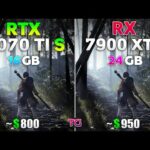 RTX 4070 Ti Super vs RX 7900 XTX hiệu năng