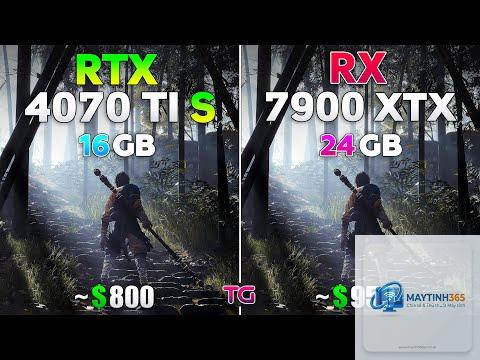 RTX 4070 Ti Super vs RX 7900 XTX hiệu năng