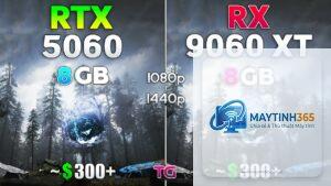 RTX 5060 8GB vs RX 9060 XT 8GB