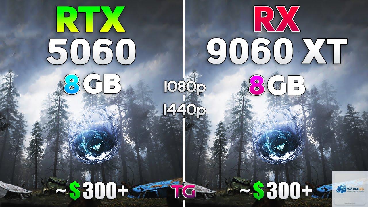RTX 5060 8GB vs RX 9060 XT 8GB - Image 1