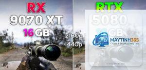 RTX 5080 16GB vs RX 9070 XT 16GB