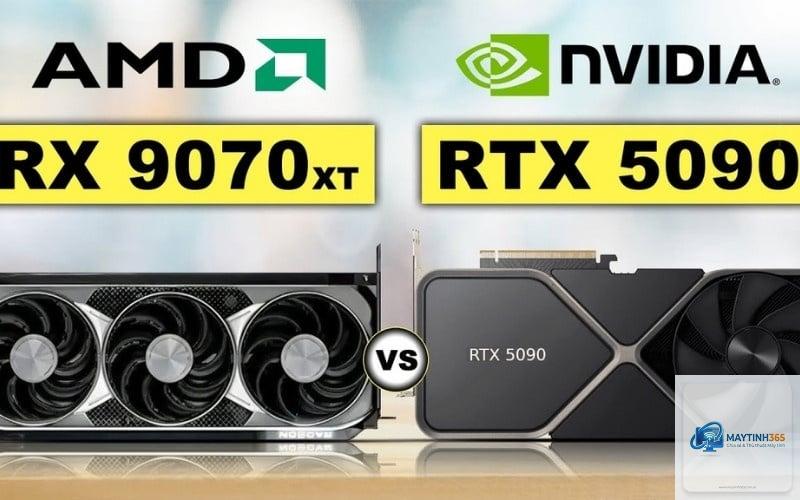 RTX 5090 vs RX 9070 XT hiệu năng