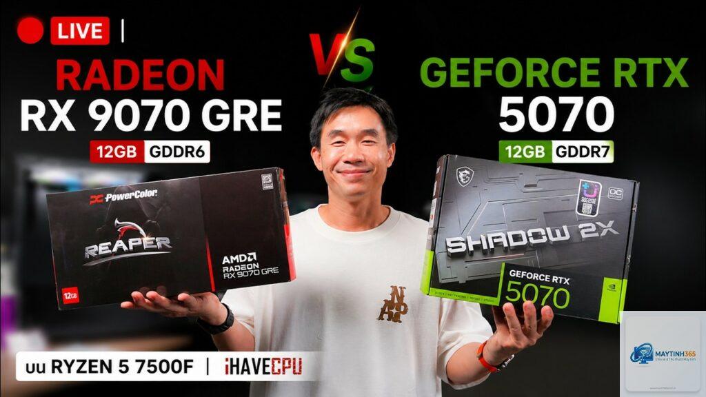 RTX GDDR7 vs Radeon GDDR6